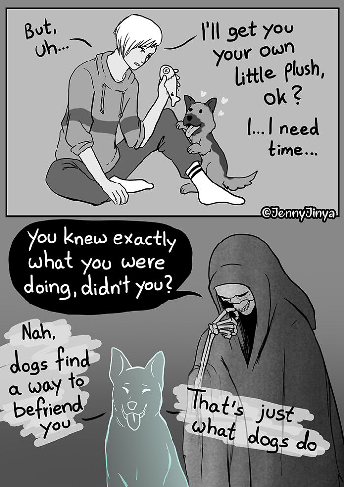 Artist Who Makes People Cry With Her Comics Released A Sequel To 'Little Fish' About The Spirit Of A Dog Visiting Its Owner Who Got A New Puppy