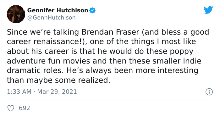 Brendan Fraser Is Trending On Twitter Simply For Being Wholesome (Xx Tweets)