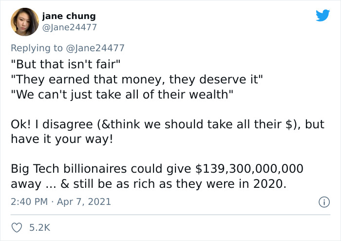Person Counts What Could Be Done With Billionaires' Money And It Gives You A Perspective On The Economy