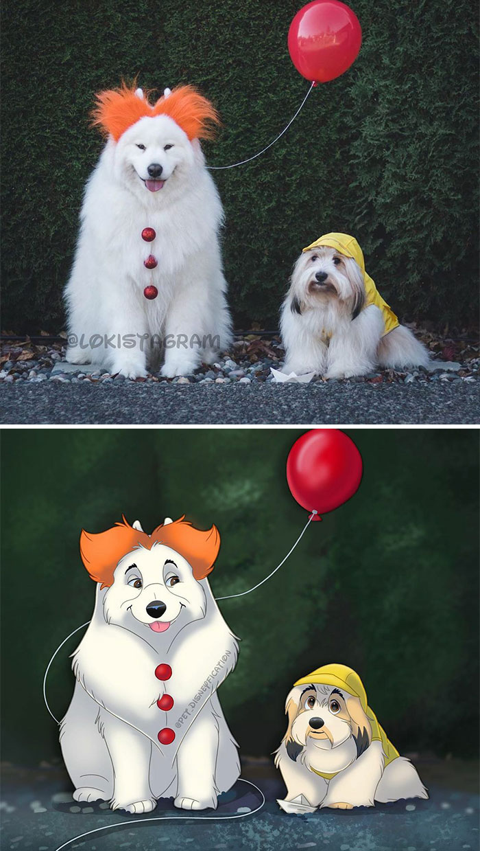 👻 Happy Halloween!!!! 👻 ⁣
⁣
thanks For Picking This Awesome Pic From @lokistagram 😍 That Little Momo/Georgie Is The Cutest Thing 💕⁣
⁣
⁣
how Are You Celebrating Halloween? ⁣
here In The Netherlands It’s Not A Big Thing, Actually. And Now With Covid It’s Especially Boring 🙈 So I’m Celebrating By Drawing Cute Dogs Haha 😁