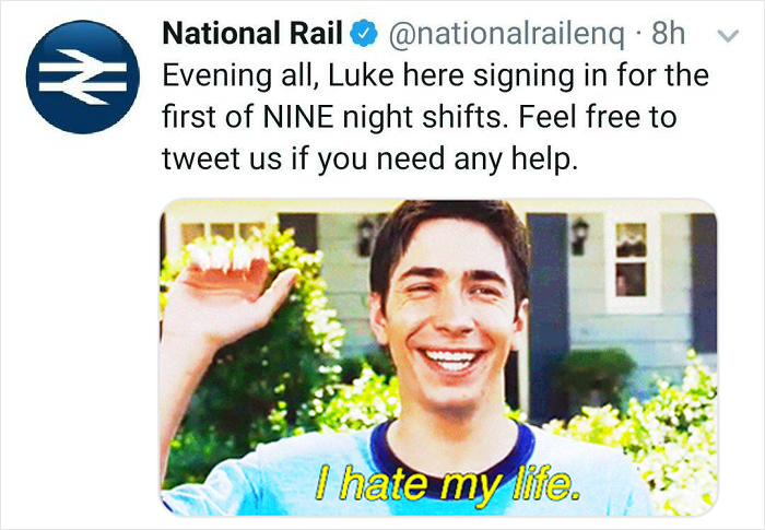 I Do Love National Rail Social Media