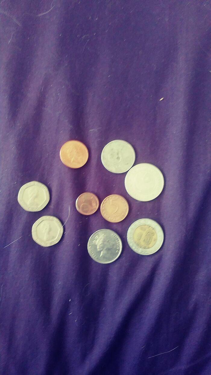 Coin Collection. I Have Never Travelled Outside My Country But I Love Collecting Coins From Other Countries