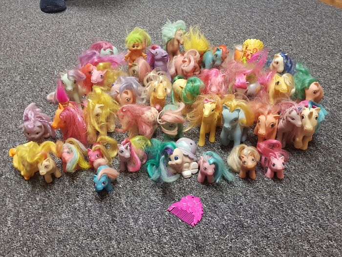 These... From My Childhood. Partner Sabotaged The Herd With Random Troll Dolls...