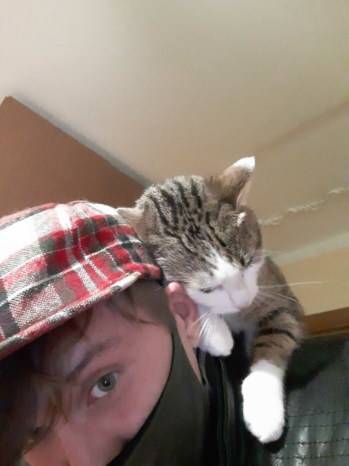 She Loves To Climb On My Shoulders