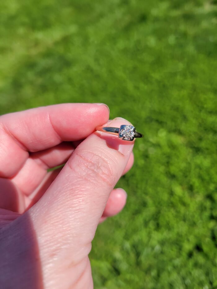 My Great Grandmother's Engagement Ring. Circa 1912 I Believe.
