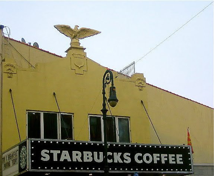 A Classic Movie Theater In Greenpoint, Brooklyn That Has Since Been Turned Into A Starbucks