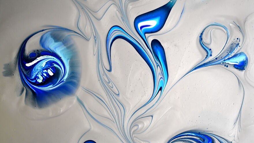 Painting With Marbles And Glove ~ Acrylic Pour Painting ~ Fluid Art Tutorial ~ Art Video