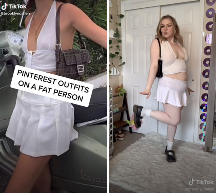 Woman Recreates Outfits To Show The Double Standards Of Fashion Trends, But Not Everyone's Convinced
