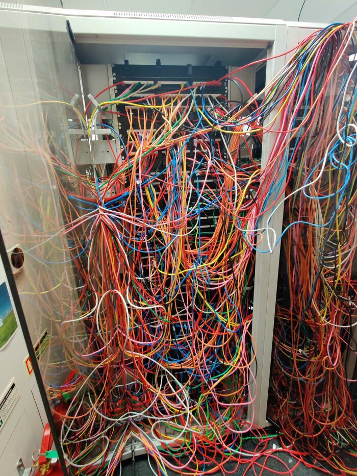 Is This The Worst Spaghetti Cabling Ever?