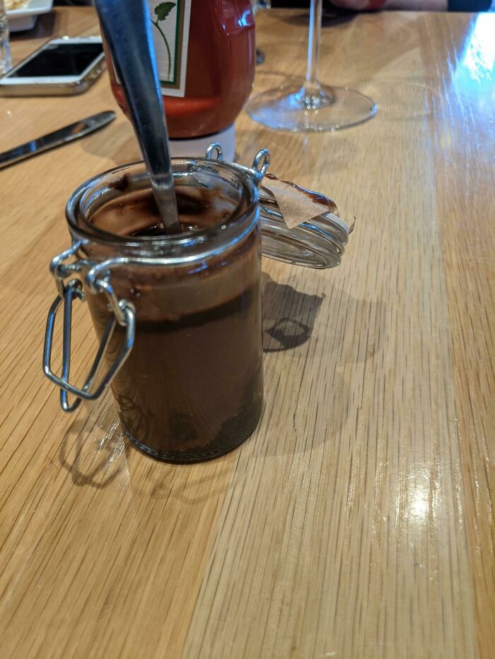 A Brownie In A Tiny Jar