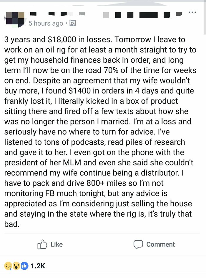 Husband Has Had The Last Mlm Straw With His Hunbot Spouse