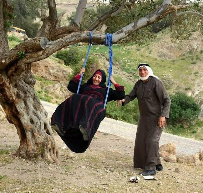 Esta adorable pareja árabe