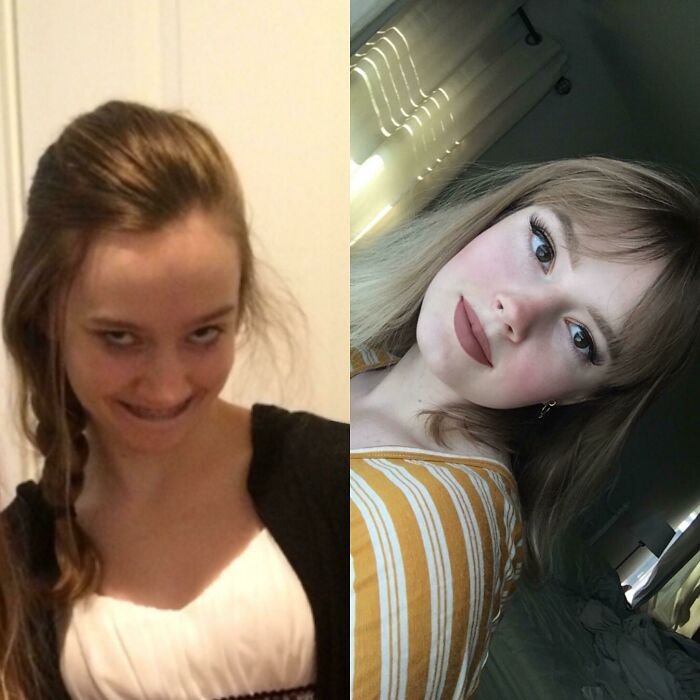 I’m Really Good At Ugly Faces. On The Left Was Before I Got A Haircut, With Minimal Makeup. I Have More Cause I Love A Good Ugly Face 