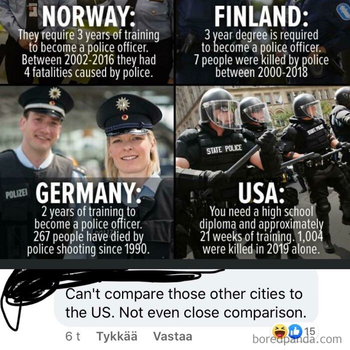 Can’t Compare Those Other Cities To The Us