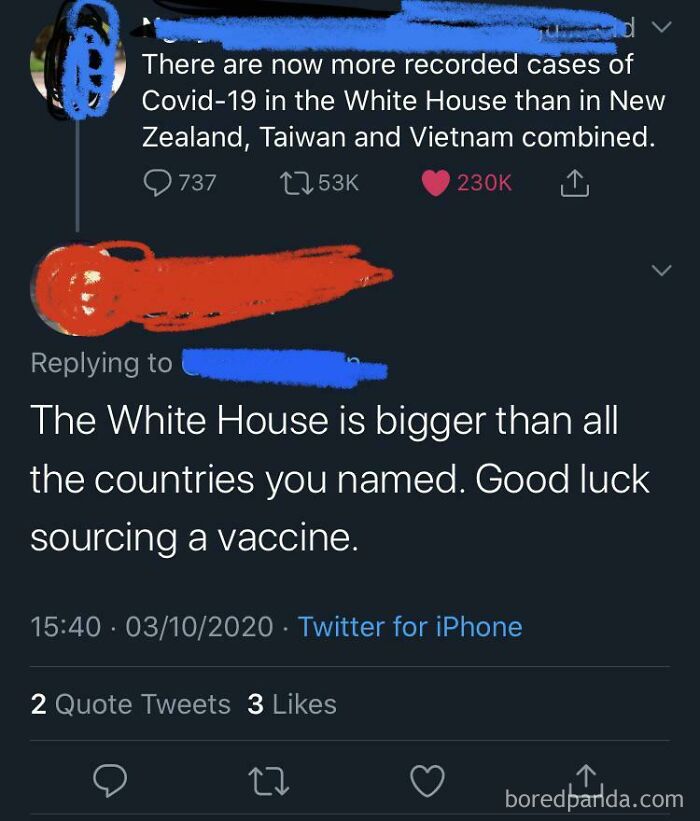 “The White House Is Bigger Than All The Countries You Named”