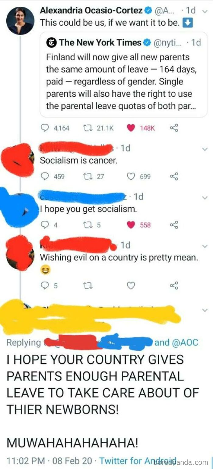 Wishing "Evil" On A Country Is Pretty Mean