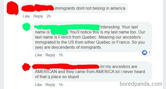 My Ancestors Are American And They Came From America