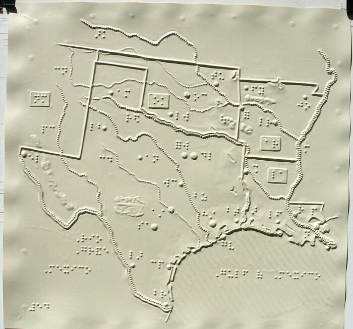 Braille Map Of Southern Us
