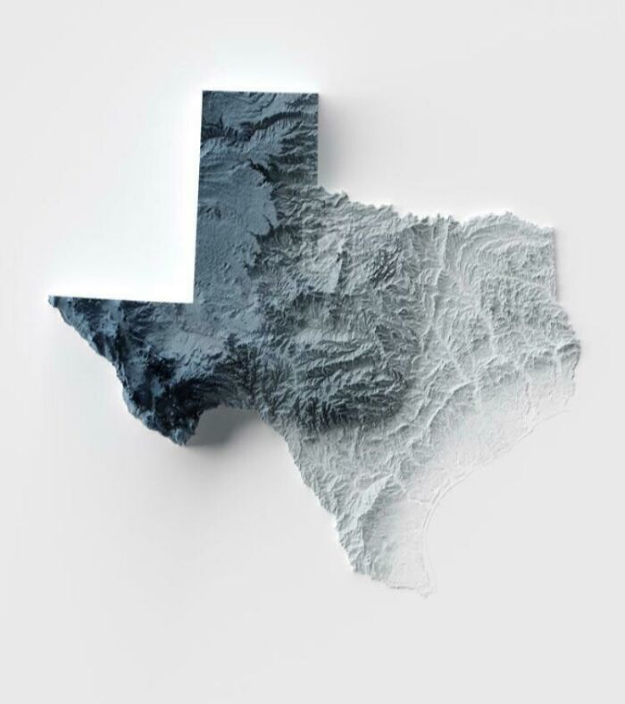Topography Of Texas