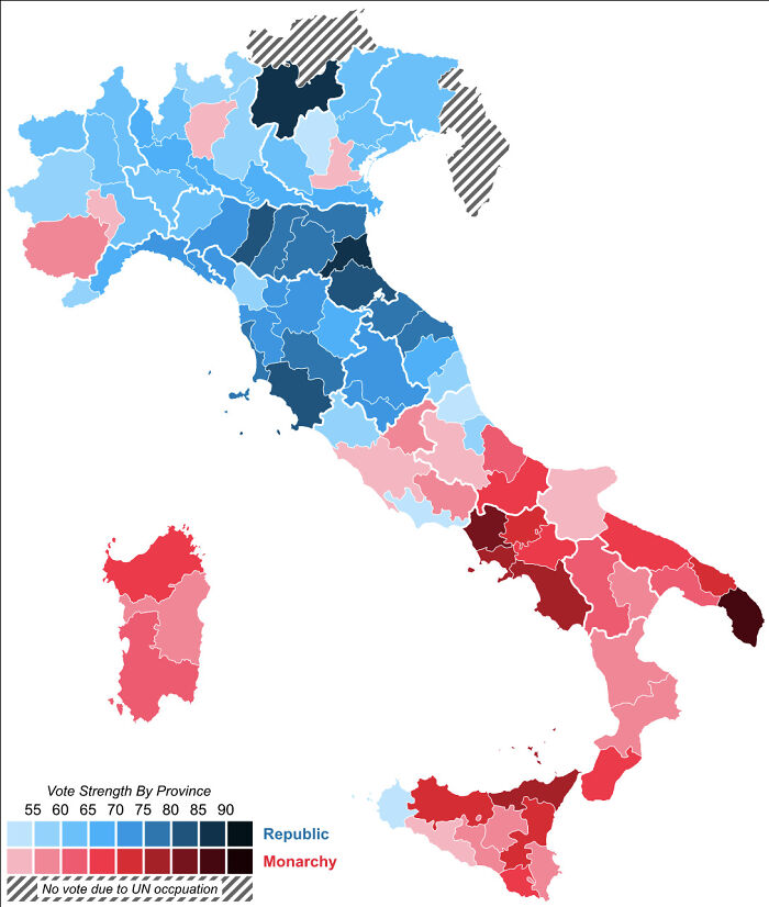The Italy Referendum On Becoming A Republic Versus A Monarchy