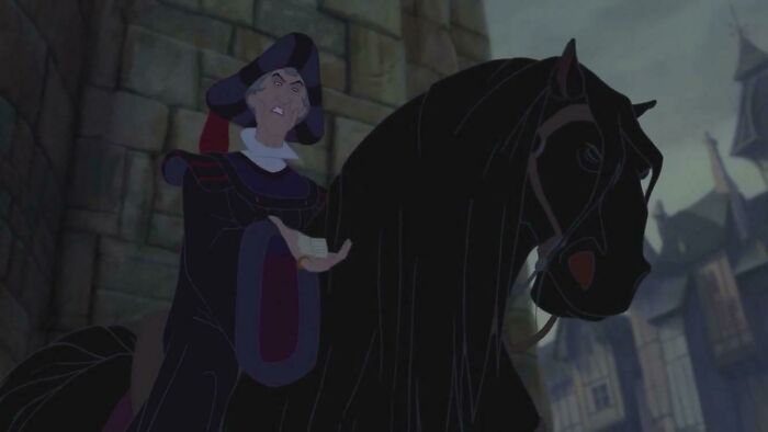 In “The Hunchback Of Notre Dame,” Frollo Offers Captured Gypsies Silver Coins For The Location Of Esmeralda. He Asks 3 Times, Raising The Price By 10 Each Time. On The 3rd Time, He Offers Nothing. He Would Have Otherwise Offered Them 30 Silver Pieces, The Same Price That Bought Judas