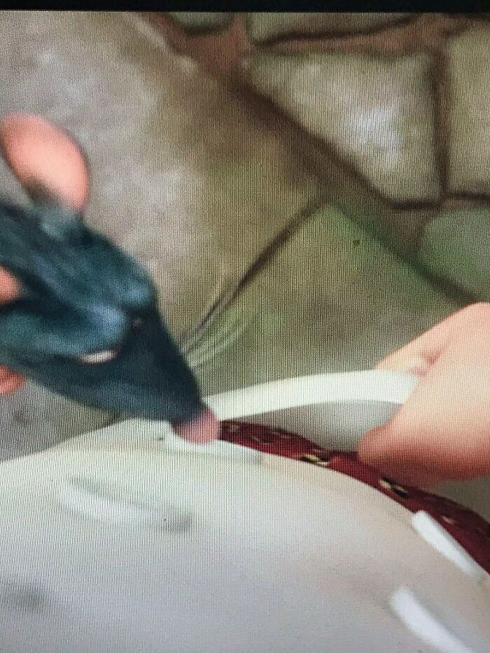 In Disney's "Ratatouille" (2007), Linguini Has To Hide Remy Before His Second Day Of Work. He Offers To Hide Him In His Pants, Revealing His Briefs Covered In The Incredibles Logo