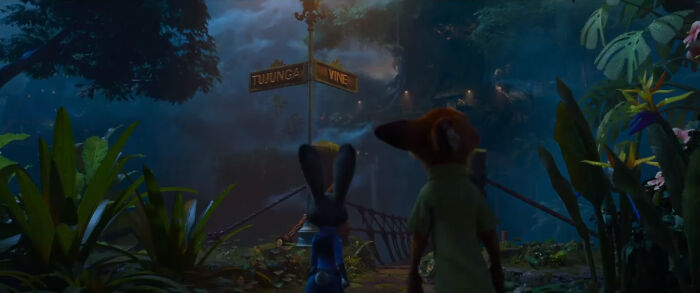 In Zootopia (2016), You Can See A Sign That Says “Tujunga”. This Is A Nod To A Leaky Warehouse That Disney Employees Had To Work In While The Main Studio Was Being Renovated