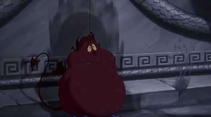 Fire Casts A Transparent Shadow. In Disney's Hercules, Hades Head Of Fire Does The Same!