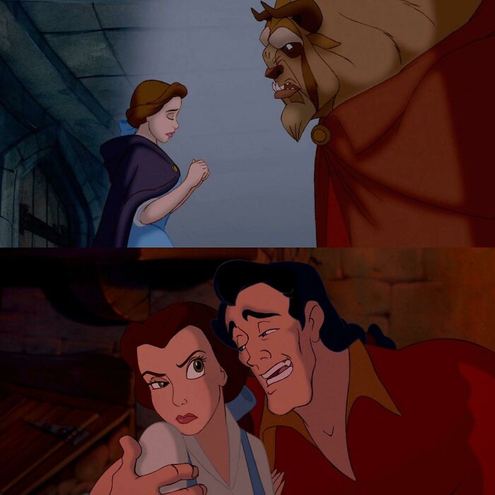 In Disney's Beauty And The Beast (1991) Belle Was Willing To Be Locked Up For The Rest Of Her Life With The Beast To Save Her Father, But Unwilling To Be Stuck With Gaston For The Rest Of Her Life To Save Her Father