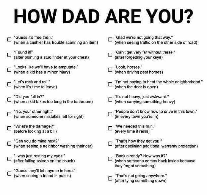 How Dad Are You?