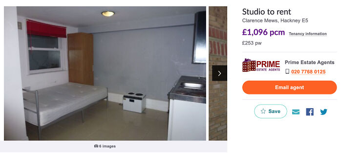 Just A Reminder Of What £1100 In Rent Can Get You In London