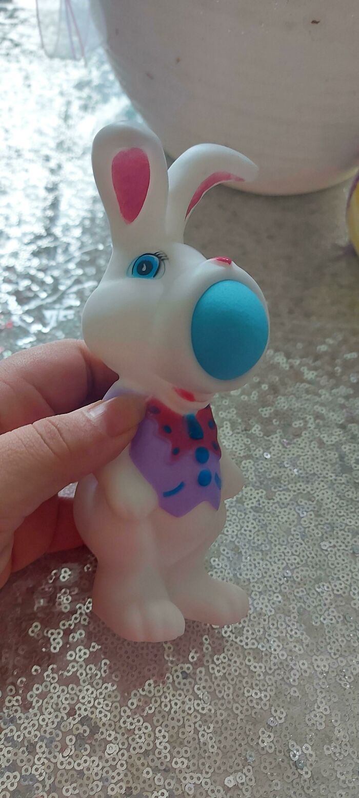 A Dollar Store Easter Toy That Shoots Foam Balls. But It's Not His Mouth, And It's Not His Nose