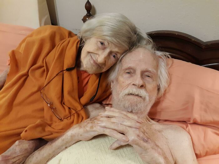 My Mom And Dad On The Eve Of Their 73rd Wedding Anniversary