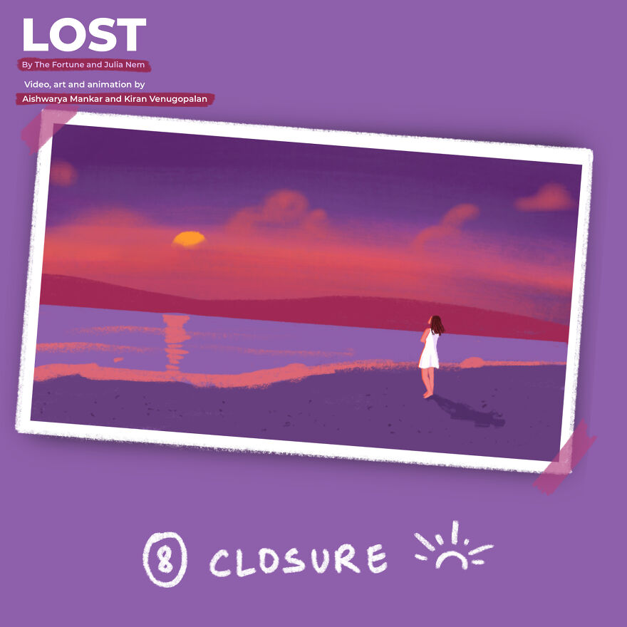 We Created A Mesmerizing Animated Music Video About Loss And Heartbreak For The Song ‘Lost’