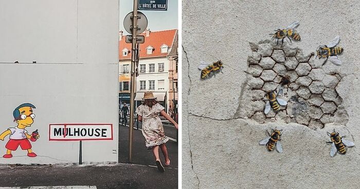 French Artist Creates Humorous Art In The Streets Of Paris (80 New Pics)