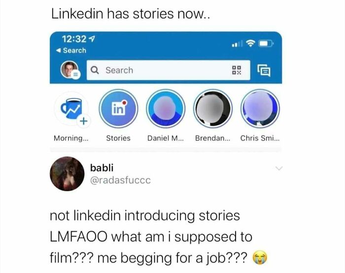 Linkedin Story Feature
