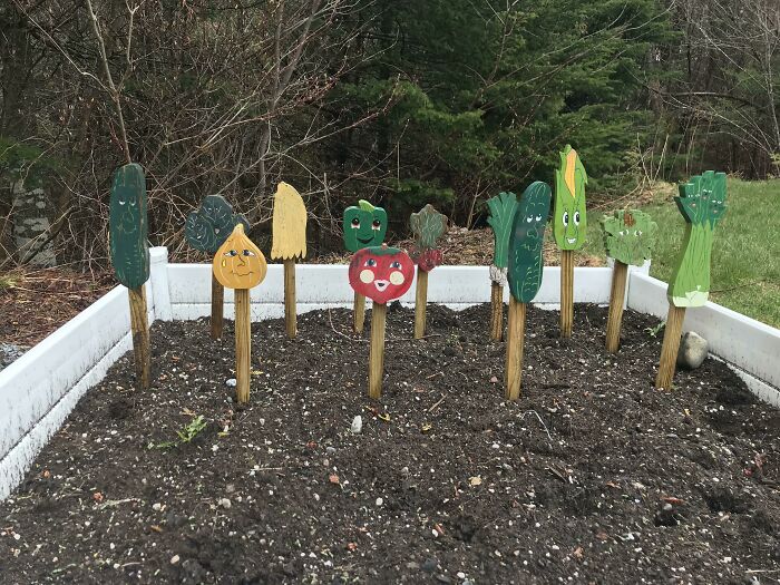 My Dad Used These Vegetable Markers For Years When He Planted His Garden