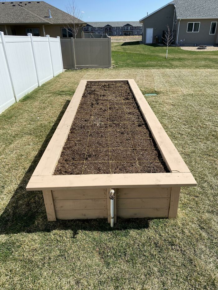 Year 1 Of Square Foot Gardening Prepped And Ready