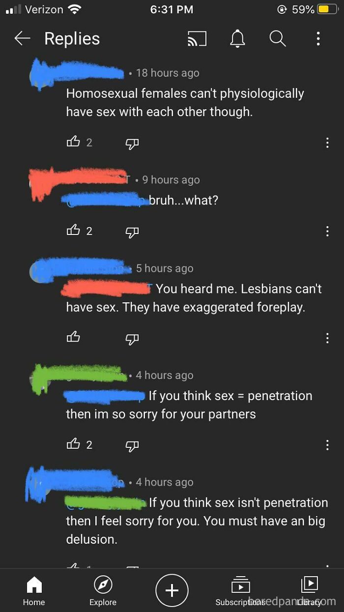 You’ve Heard It Here Folks... I Guess Lesbian Sex Don’t Exist