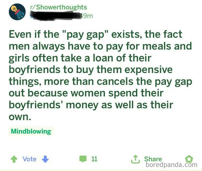 Because All Girls Spend All The Money