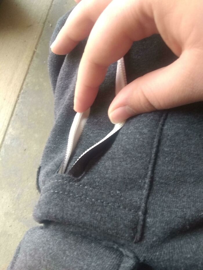This Zipper Right Above My Pocket Doesn't Lead To Anything At All