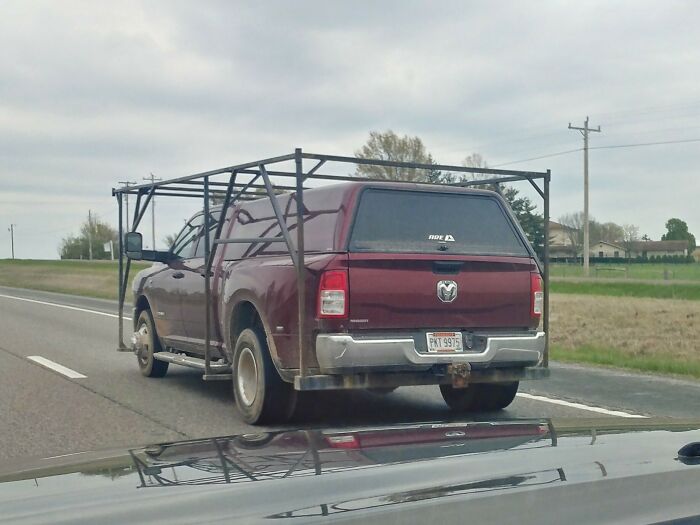 Why Does This Truck Have A Giant Frame Around It?