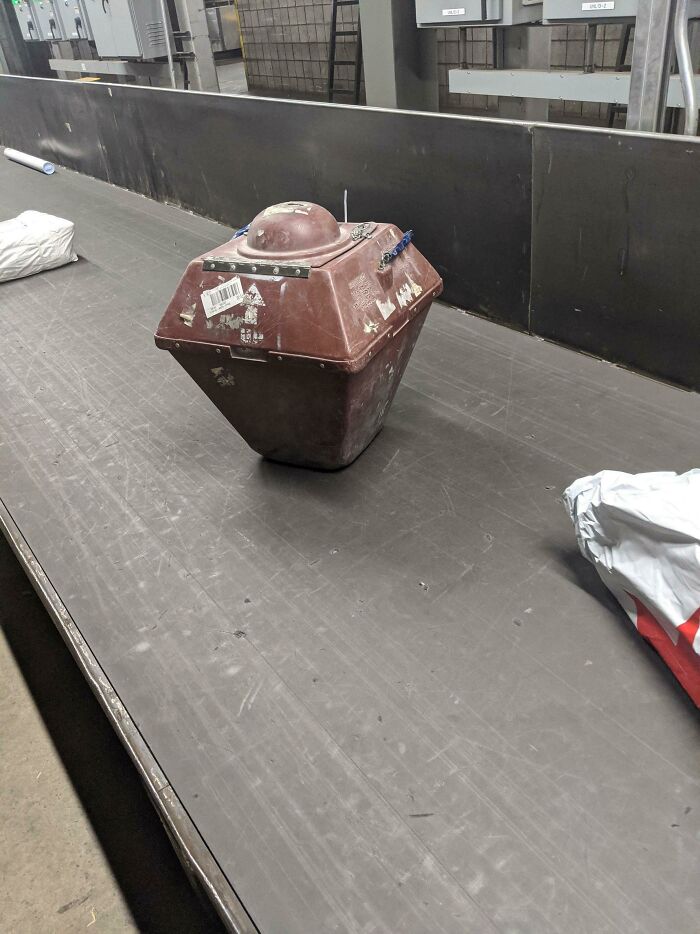 What Would Be Shipped In This Strange Shaped Container?
