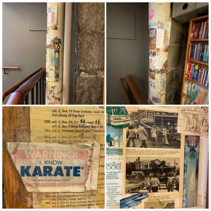 There Is A Bookstore In Cambridge, Massachusetts That Tapes Anything They Find In Used Books To The Walls Of Their Basement. It’s Reached A Point Where There Are Now Several Decades’ Worth Of Mysterious Papers Taped To The Wall. Looks Almost Like A Found Paper Museum!
