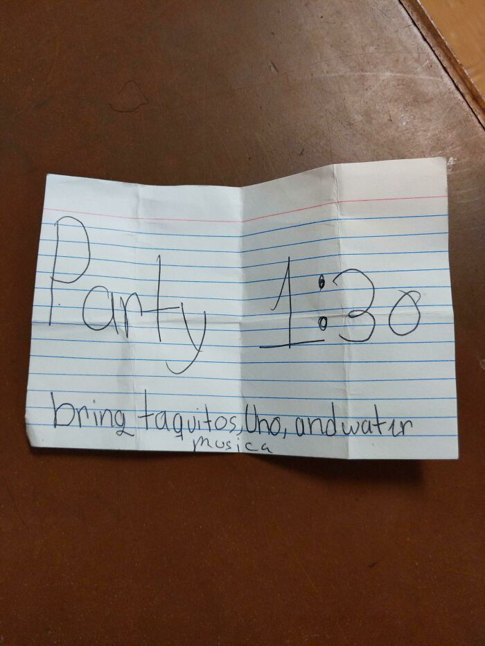 Found At An Elementary School, Sounds Like A Party I Want To Go To. Who Doesn't Love Uno And Taquitos