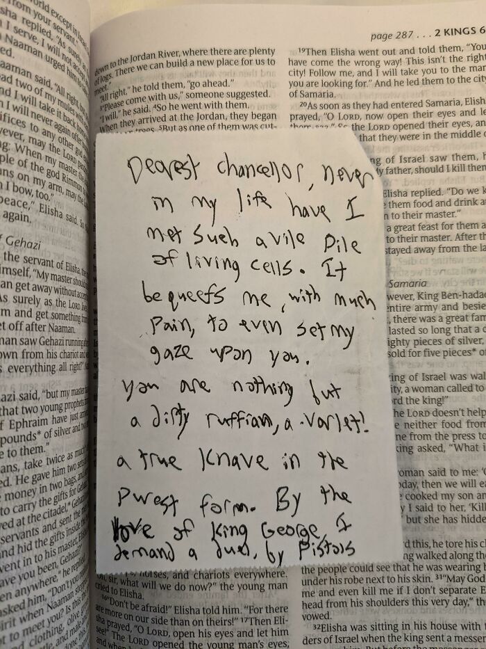 I Found This In A Bible While Cleaning The Rooms At The Hotel I Work At. I Left It Exactly Where It Was. I Have No Idea What It Is
