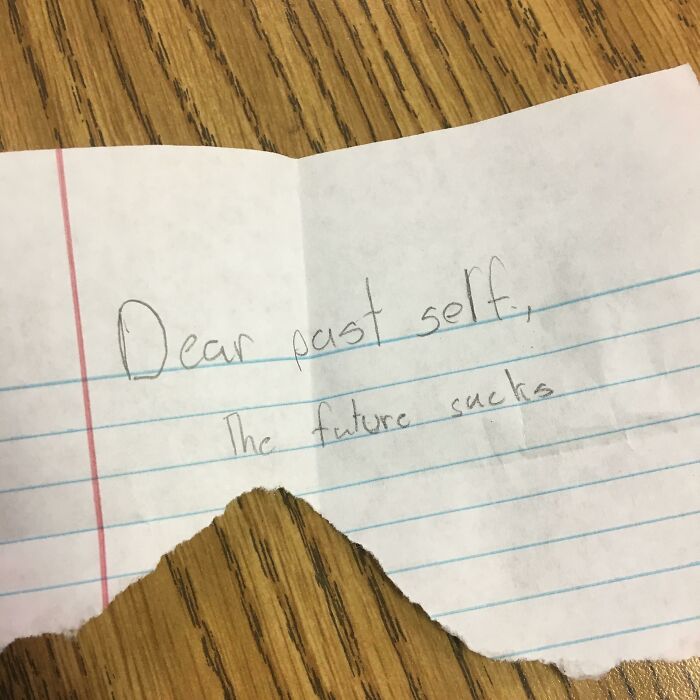 A Paper Found In A Middle School Classroom A While Back
