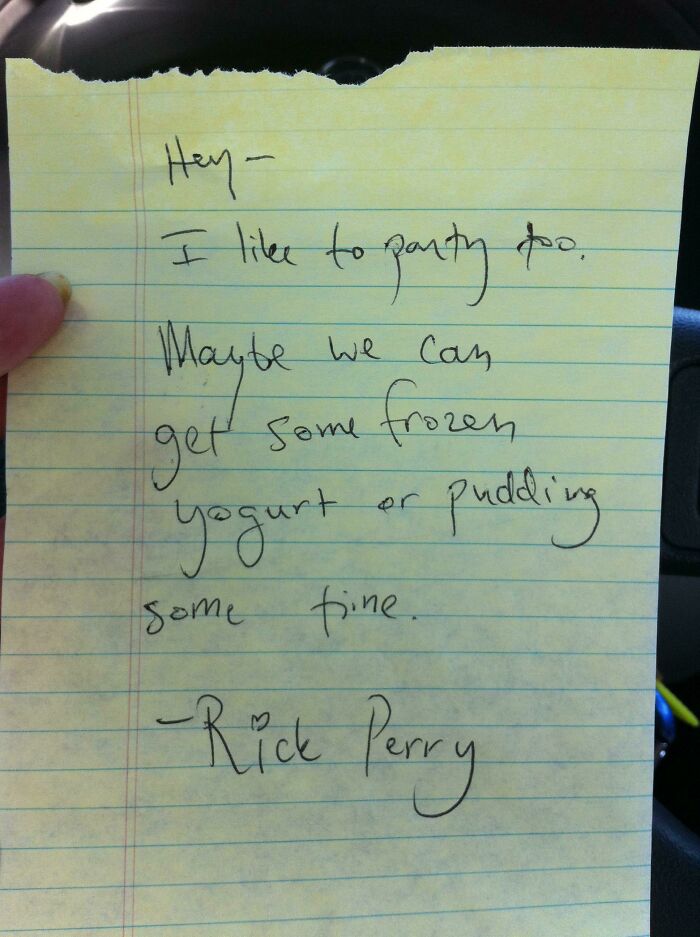 Found This On My Car A Few Years Back. (My Vanity Plate Says “Iparty”)