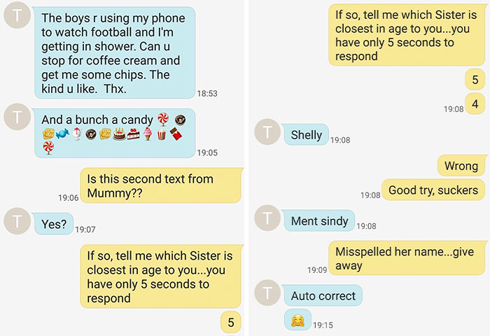 Dad’s “In Stitches” After Finding Out These Texts From His Wife Were Actually From Kids Who Hacked Her Computer