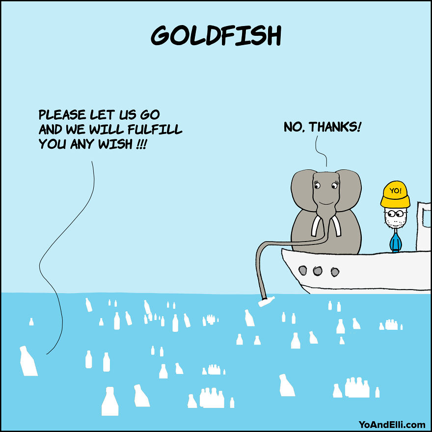 A Comic About A Stoic Elephant Helping His Friend